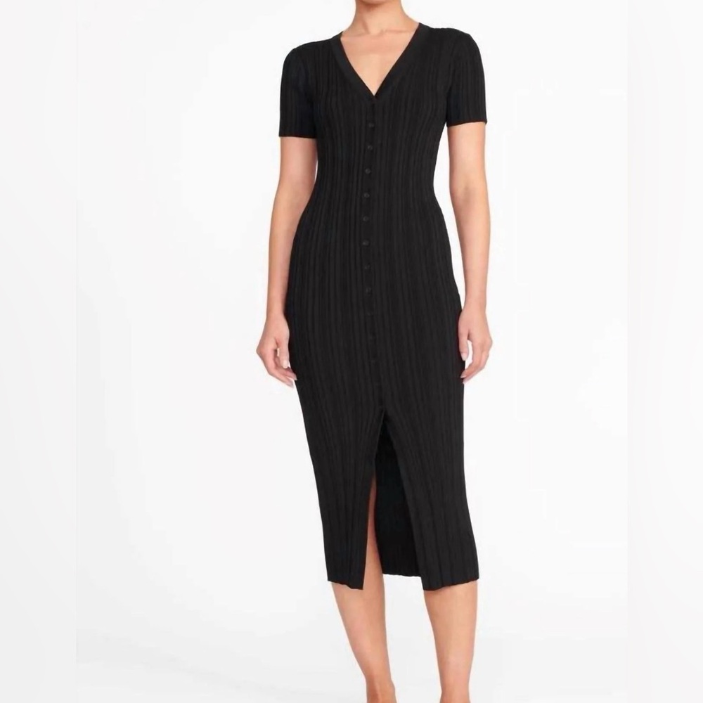 staud amina midi dress